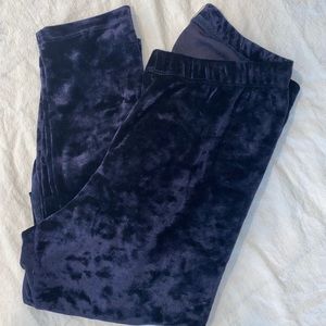 CRUSHED VELVET LEGGINGS